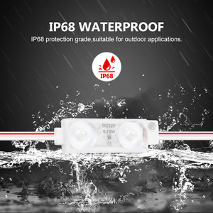 โมดูล LED CE Epistar 3W DC12V/DC24V/AC110V/AC220V IP68 100lm/w แบบฉีดขึ้นรูป สำหรับป้ายโฆษณา ป้ายไฟ ป้ายตัวอักษร - Product Image 6