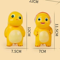 Jouet sensoriel anti-stress en PU, Dragon amusant à remontée super lente, Dinosaure adorables et dodus, pour enfants et adultes, coffret cadeau