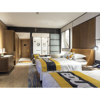 Fabricant de Foshan, meubles de chambre d'hôtel sur mesure, ensembles de meubles de chambre standard 3, 4 et 5 étoiles