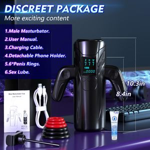 男性用オナホール 大人のおもちゃ 男性用ストローカー メンズセックストイ フェラチオセックスマシン ポケットプッシー - Product Image 3