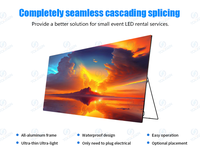 Colore pieno Led Banner Wifi controllo digitale Led Poster Screen P1.86 P2 P2.5 Pantalla 640x1920mm Cabinet dimensioni Display a Led