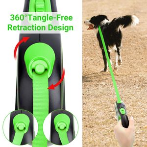 Correa Retráctil Automática KingHon de Nailon para Perros Pequeños y Grandes de hasta 50 kg, con Mango Antideslizante - Product Image 3