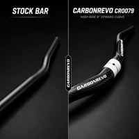 Guidon de trottinette électrique Carbonrevo réglable en hauteur, léger, installation facile, pièce de mise à niveau