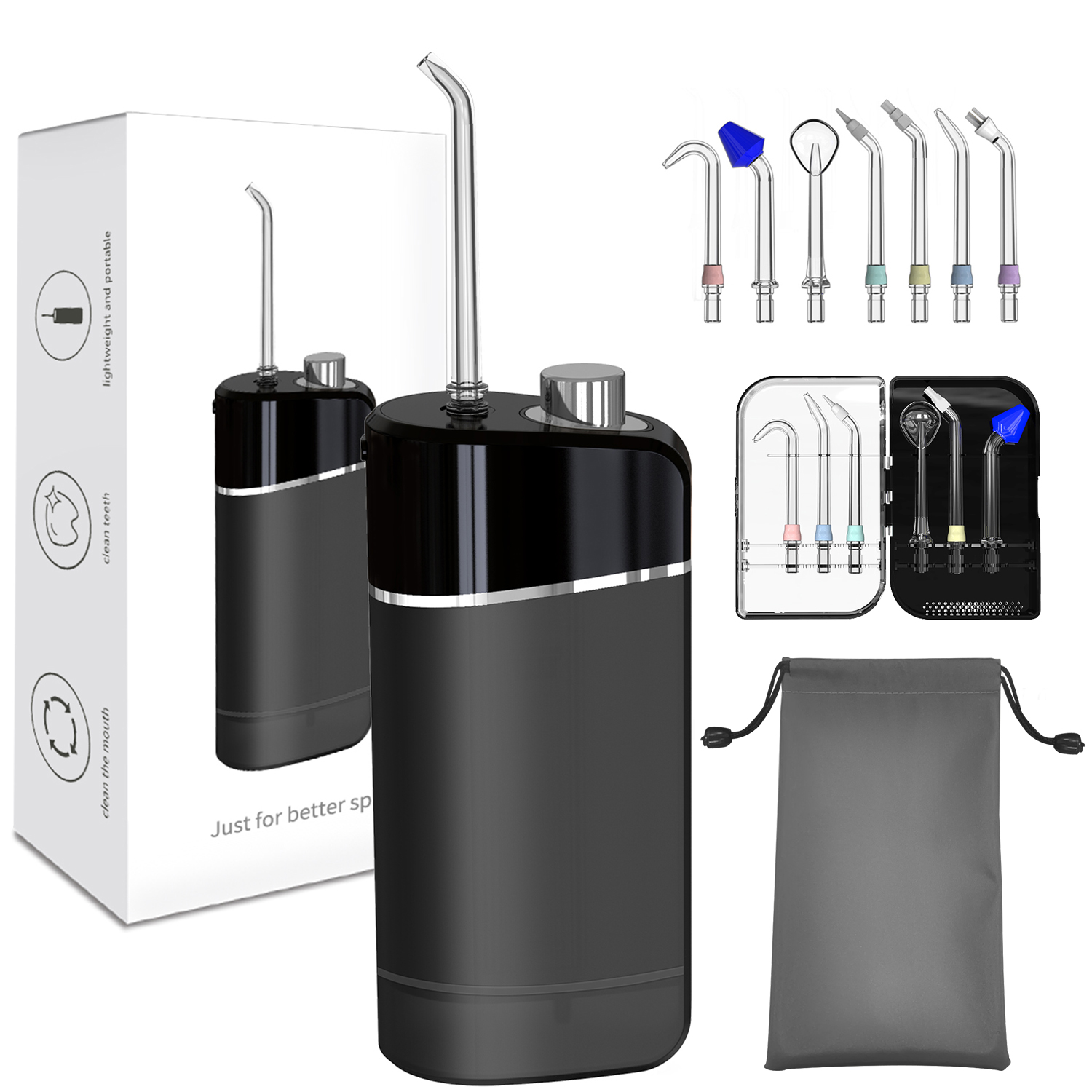 Electric Water Flosser for Teeth Irrigator Teeth Whitening Tool Portable Water Pick Oral Care Appliances Dental Teeth Cleaner