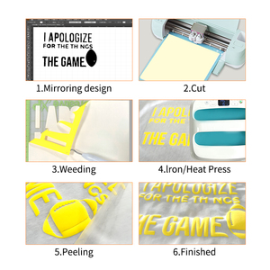 Rollo <span class=keywords><strong>De</strong></span> <span class=keywords><strong>vinilo</strong></span> 3D Puff <span class=keywords><strong>De</strong></span> 0,4mm <span class=keywords><strong>De</strong></span> espesor Htv transferencia <span class=keywords><strong>De</strong></span> calor <span class=keywords><strong>vinilo</strong></span> Puff para camiseta Puff Transfer <span class=keywords><strong>Plotter</strong></span> <span class=keywords><strong>De</strong></span> <span class=keywords><strong>Corte</strong></span> <span class=keywords><strong>De</strong></span> Vinil <span class=keywords><strong>Textil</strong></span> - Product Image 4