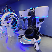 Expérience extrême, chaise de réalité virtuelle réaliste à 360 degrés, simulateur de vol VR, machine d'arcade, extérieur, intérieur, styles multiples