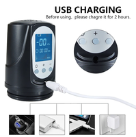 Elektrischer Masturbator für Männer USB-Aufladbar Wasserdicht Penispumpe mit LCD-Bildschirm 10 Vibrationsstufen Starke Saugkraft