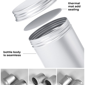 Boîte en aluminium OEM pour crème à raser, pour fournitures de salon de coiffure, récipient traditionnel pour savon à raser humide avec couvercle, en gros - Product Image 5