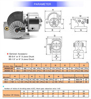 Fraiseuse Offre Spéciale BS-1-6 tête de division semi-universelle avec mandrin à 3 mâchoires