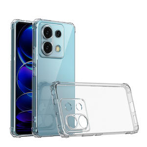กระเป๋าและเคสโทรศัพท์มือถือ TPU กันการตกกระแทกโปร่งใสขนาด1.5มม. สำหรับเคสโทรศัพท์ Xiaomi redmi Note 13 Pro - Product Image 1