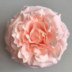 13cm 장미 꽃 머리 결혼식 꽃 벽 헤드웨어 액세서리 DIY 사진 장식을위한 인공 실크 장미 - Product Image 2