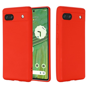 Étuis en silicone liquide pour Google Pixel 7/Pixel 7A/Pixel 7 Pro, design de luxe, silicone <span class=keywords><strong>original</strong></span> avec logo, <span class=keywords><strong>coque</strong></span> de téléphone portable - Product Image 3