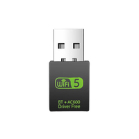 ReateK Xcy-ax900 USB Nirkabel untuk Wi-Fi 2-in-1 Adaptor Eksternal dengan Antena Terintegrasi Kompatibel Laptop Tanpa Driver