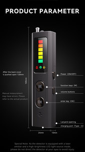 Détecteur de confidentialité intelligent Vodasafe K13 AI, détecteur de caméra cachée, traceur GPS, scanner de signal RF pour la sécurité des hôtels et des véhicules - Product Image 6