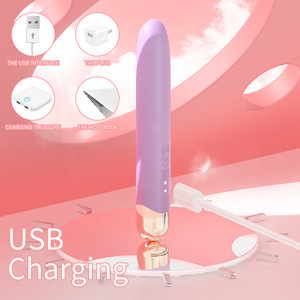 Sihand SHD-S510 Custom Point Tide Pen Elektrische Vibratie Masturbator Vrouwen Siliconen Speelgoed Klein Formaat Volwassen Seks Speelgoed Lila/Tiffany - Product Image 4