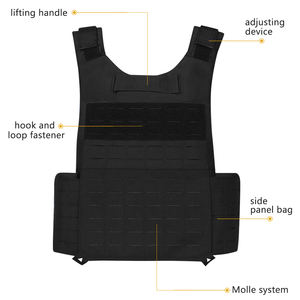 Gilet tactique porte-plaques Molle à dégagement rapide, gilet de sécurité extérieur réglable pour adultes, gilet de combat, Chaleco Táctico - Product Image 5