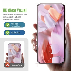 Protection d'écran en verre trempé HD transparent ultra-fin à couverture intégrale avec impression soyeuse 9H, personnalisée en usine, pour Google Pixel 10 11 Pro XL 9a - Product Image 3