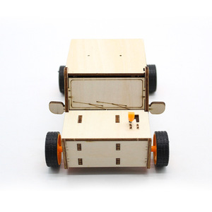 Kit de cambio de marchas de madera para coche, juguete educativo de ciencia de montaje manual para niños de 7 a 9 años - Product Image 1