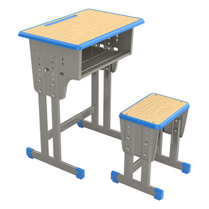 Escritorios y sillas duraderos y modernos de metal para estudiantes para escuelas primarias y secundarias <span class=keywords><strong>Suite</strong></span> de aprendizaje para niños para clases de tutoría - Product Image 2
