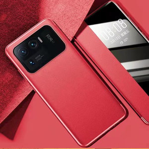 Nhà Máy Cung Cấp Trực Tiếp Ốp Điện Thoại Bằng Da Lật Cửa Sổ Thông Minh Chống Sốc Cho Redmi <span class=keywords><strong>Note</strong></span> 11 4G Ốp Điện Thoại Dạng Ví - Product Image 4