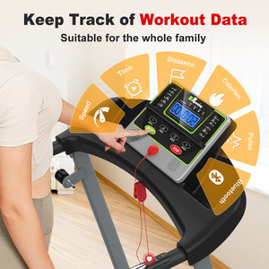 Caminadora Eléctrica Plegable para el Hogar, Caminadora Portátil para Gimnasio, Equipo de Fitness, Ejercicio Deportivo, Cardio, Motor para Interiores - Product Image 2
