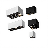Spots LED Modernes Minimalistes à Angle Réglable pour Plafond, CRI 95, Dimmables, pour Salon et Éclairage Encastré Domestique