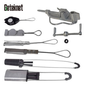 Collier de suspension pour câble à <span class=keywords><strong>fibre</strong></span> <span class=keywords><strong>optique</strong></span> en acier inoxydable GETEKnet OEM ADSS, pince de fixation pour câble de descente FTTH, ancre pour câble <span class=keywords><strong>optique</strong></span> - Product Image 2