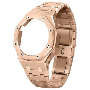 Accessoires de modification de montre Boîtier de montre en métal <span class=keywords><strong>Bracelet</strong></span> en acier inoxydable de luxe MOD Kit pour GA2100 <span class=keywords><strong>GA</strong></span>-<span class=keywords><strong>2100</strong></span> <span class=keywords><strong>GA</strong></span>-2110 - Product Image 5
