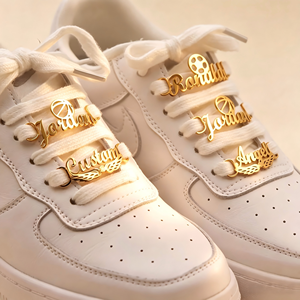 Adornos de Metal Personalizados con Nombre para Zapatos, Dijes de Metal para Encaje, Accesorios de Hip Hop para Zapatillas, Joyería DIY para OEM/ODM - Product Image 1