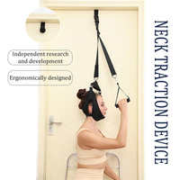 Appareil de traction cervicale pour le fitness, ceinture souple d'étirement du cou, soulagement de la douleur, cadre de traction médical réglable