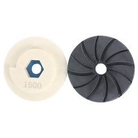 Roues de polissage de granit de 125mm tampons de meulage de polissage et de ponçage pour le polissage de la pierre