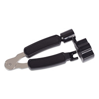 Alat Penggulung Senar Gitar 3-in-1, Penjepit Pick, Penarik Kuku, Pemotong Senar, Penggulung Senar Bass, Besi ABS
