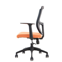 Chaise de bureau ergonomique à dossier moyen pour personnel et cadres
