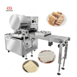 Máquina automática industrial de fazer folhas e rolos de crepe e panqueca etiope para venda