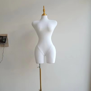 Nouveau moins cher tissu femme mannequins <span class=keywords><strong>poupée</strong></span> femmes <span class=keywords><strong>grande</strong></span> taille robe mousse <span class=keywords><strong>mannequin</strong></span> demi-corps dames robe forme <span class=keywords><strong>mannequin</strong></span> - Product Image 1