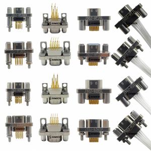 Avionics için yüksek güvenilirlik mikro-d 9 pinli priz J30J-9TJN dikdörtgen konnektör J30J serisi konektörü - Product Image 6