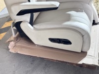 Kursi Mobil Reclining Elektrik VIP Kulit Asli Premium untuk SUV, Kenyamanan Mewah, Sofa Bed