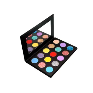 Grosir Pabrik Eyeshadow kustom profesional sampel bebas hati dengan harga rendah palet Perona mata