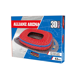 Rompecabezas 3D del Estadio <span class=keywords><strong>Allianz</strong></span> de Alemania, 63 Piezas, Espuma EPS, para Niños - Product Image 6