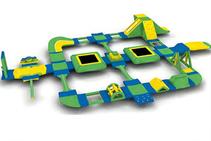 Équipement de parc aquatique gonflable Xinyue unisexe de haute qualité, parc aquatique géant flottant en PVC personnalisé, installation facile, kits de réparation avec souffleur - Product Image 5