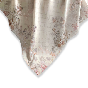Wholesale Keiko High Quality Cotton Daily Use <b>Hijab</b> Scarf Ethnic Short Sleeve Breathable Digital Printing Beige Color Spring - Product Image 5