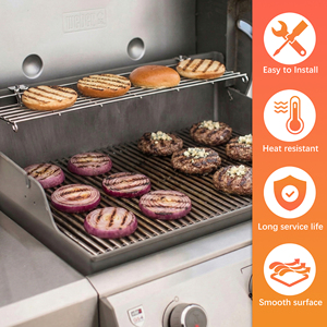 Grille de maintien au chaud en acier inoxydable 304 66044 pour <span class=keywords><strong>barbecue</strong></span> extérieur, viande braisée, 25"32"24.9" - Product Image 5