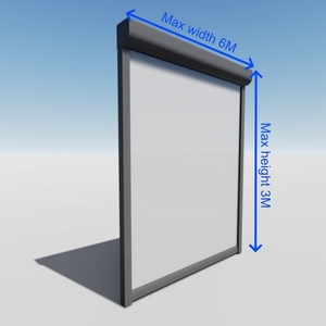 Stores enrouleurs motorisés solaires extérieurs toutes saisons, imperméables, résistants au vent, pare-soleil <span class=keywords><strong>pour</strong></span> pergola et serres - Product Image 3