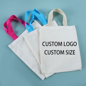 Wholesale Custom Shipping Cotton <b>Canvas</b> Tote Bag With Pocket and Zipper Sublimation Women's Tote Bags With Custom Printed Logo - Product Image 3