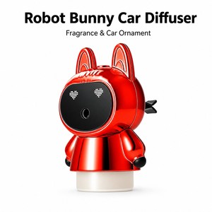 Cute Cartoon <strong>Car</strong> Vent Aroma <strong>Diffuser</strong> AI Pixel Expression Eyes for Odor Removal Freshening No Cable Wireless Use for <strong>Car</strong> Care - Product Image 3