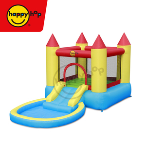 Happyhop Thiết Kế Mới 2017-Lâu Đài Bouncy 9820 Có Bể Bơi Và Cầu Trượt Cho Trẻ Em, Cầu Trượt Nước Có Thể Bơm Hơi Để Bán - Product Image 1