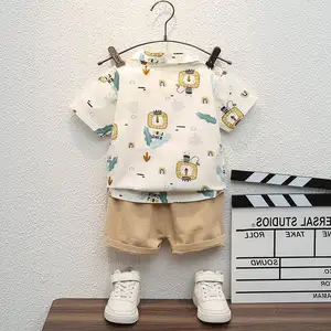 现货夏季服装男婴3至9个月男婴服装3-6个月男婴和男装