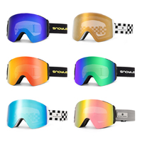 Lunettes de ski chauffantes avec batterie 7000 mAh, verres polarisés photochromiques UV400, monture en TPU, sangle réglable, masque de ski chauffant
