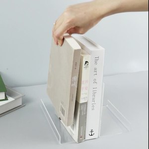 Rõ ràng Acrylic cuốn sách hiển thị đứng máy tính để bàn tổ chức cho bán lẻ kệ và văn phòng tài liệu lưu trữ - Product Image 6