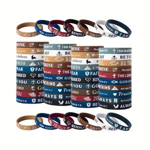 Fabricantes de Pulseras con Diseño de Logotipo Gratuito, Pulsera de Goma Personalizada Colorida, Pulsera Elástica de Silicona - Product Image 1